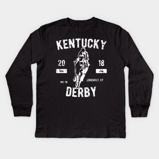 Kentucky Derby Kids Long Sleeve T-Shirt